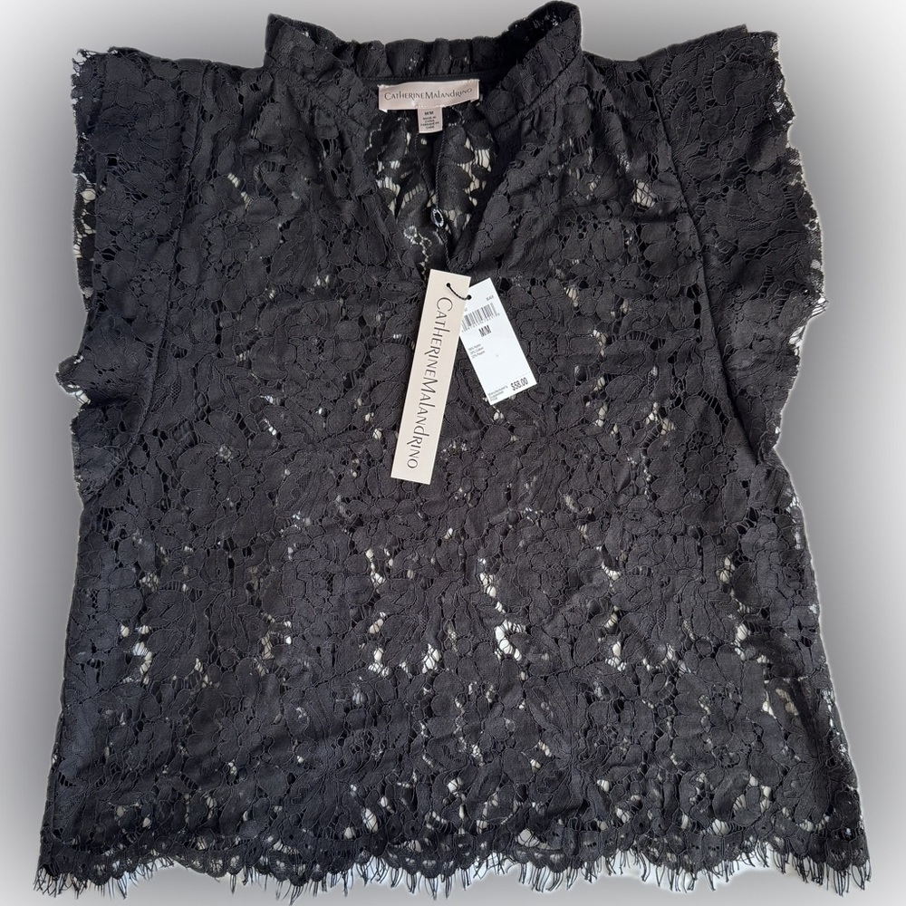 Catherine Malandrino Lace Blouse